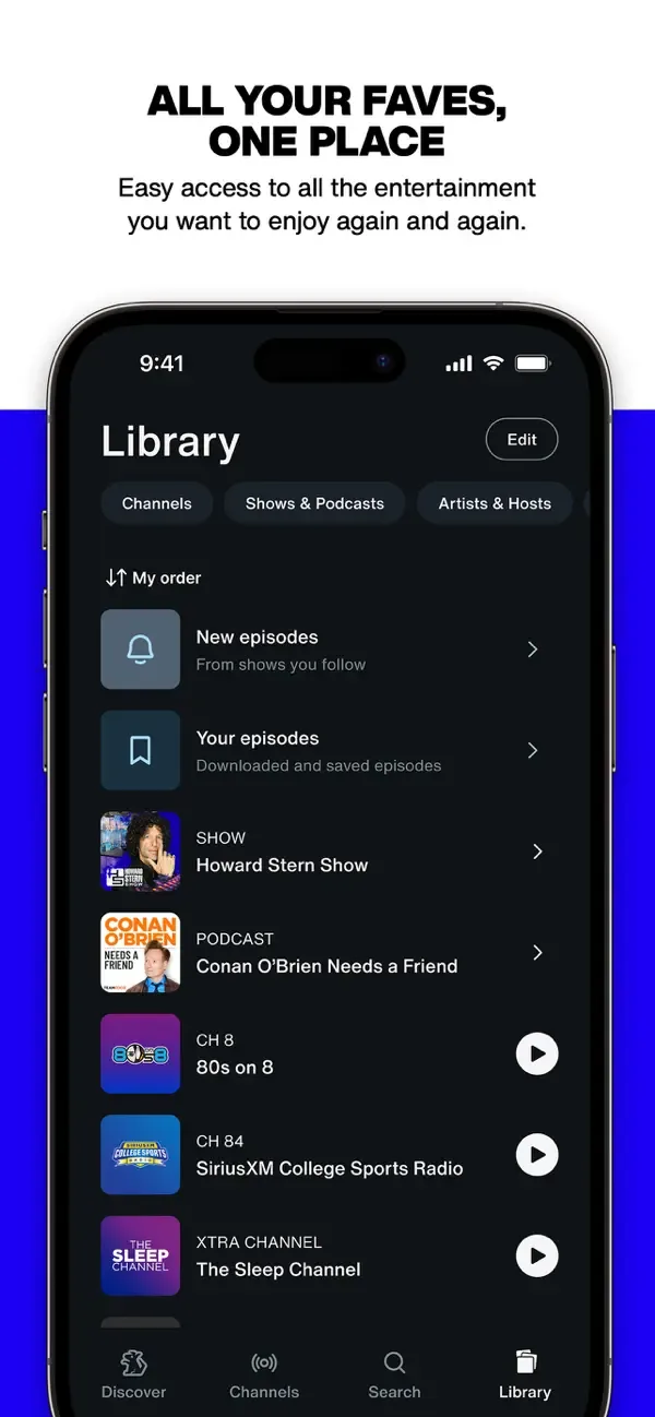 SiriusXM: Music, Sports & News screenshot 5
