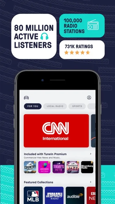TuneIn Radio: Music & Sports screenshot 1