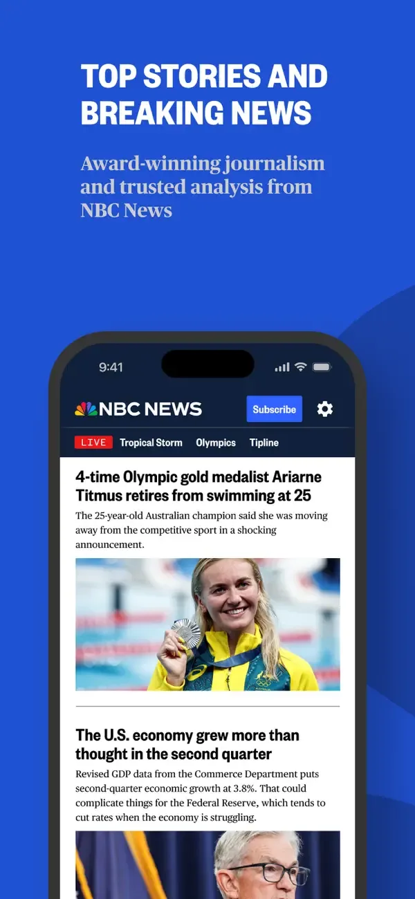 NBC News: Breaking & US News screenshot 1