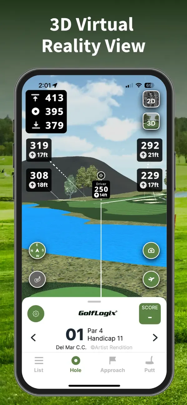 GolfLogix: 3D Golf GPS screenshot 3