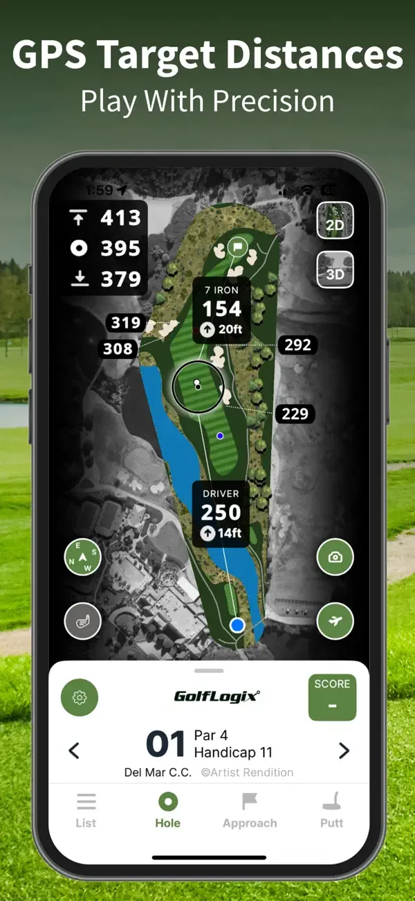 GolfLogix: 3D Golf GPS screenshot 5