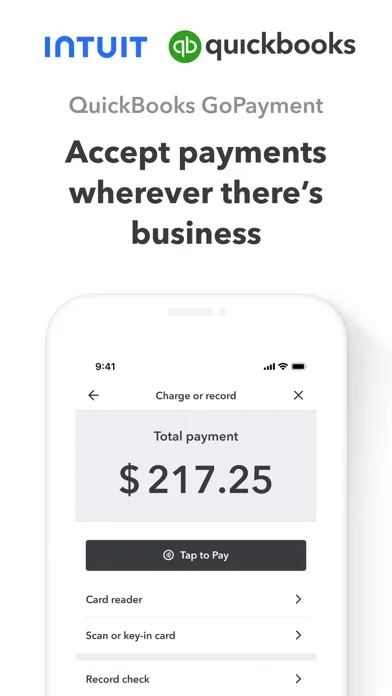QuickBooks GoPayment POS screenshot 1