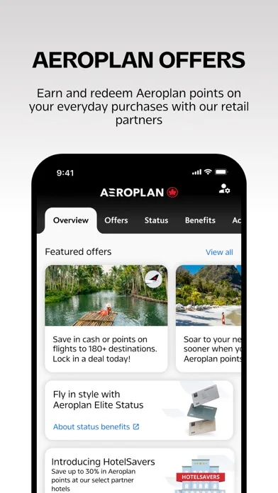 Air Canada + Aeroplan screenshot 4