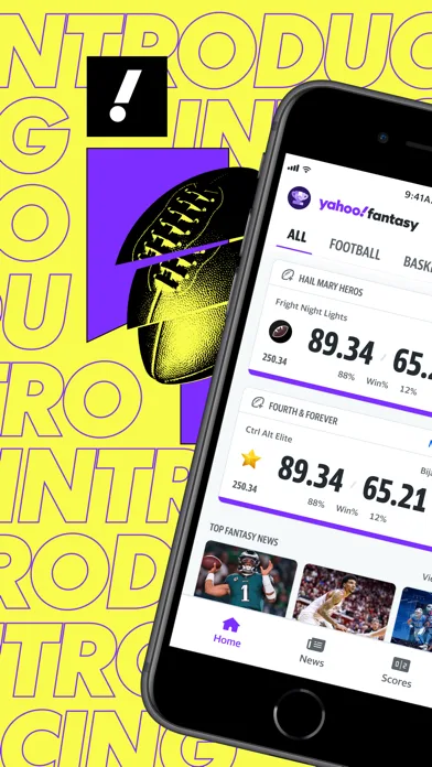 Yahoo Fantasy Sports: NBA, MLB screenshot 1