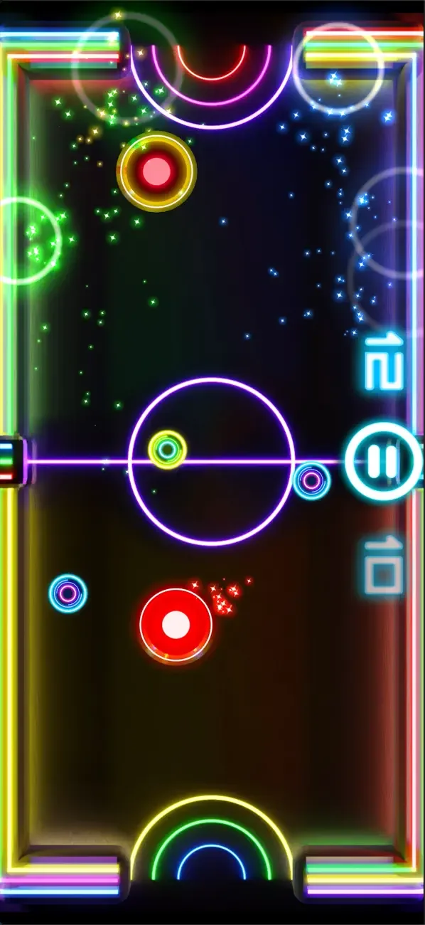 Glow Hockey 2 screenshot 1