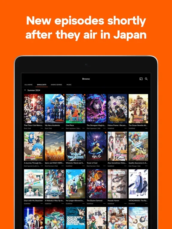 Crunchyroll screenshot 3