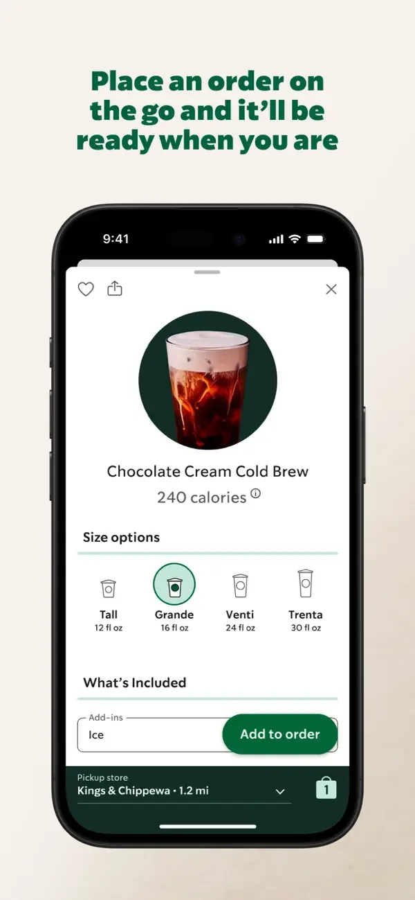 Starbucks screenshot 2