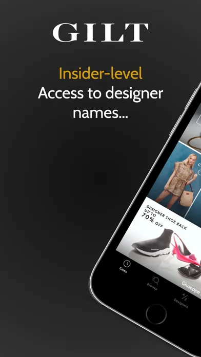Gilt - Shop Designer Sales screenshot 1