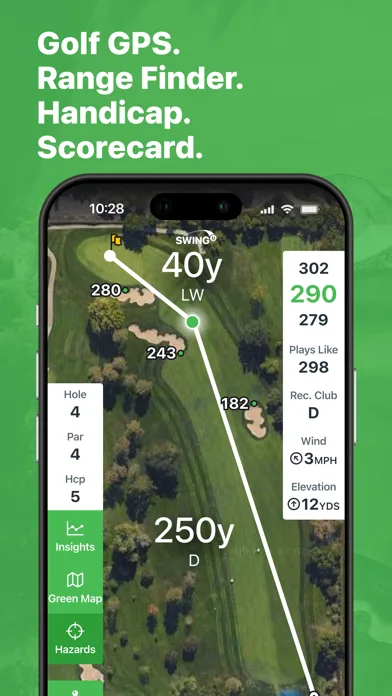 SwingU: Golf GPS Range Finder screenshot 1