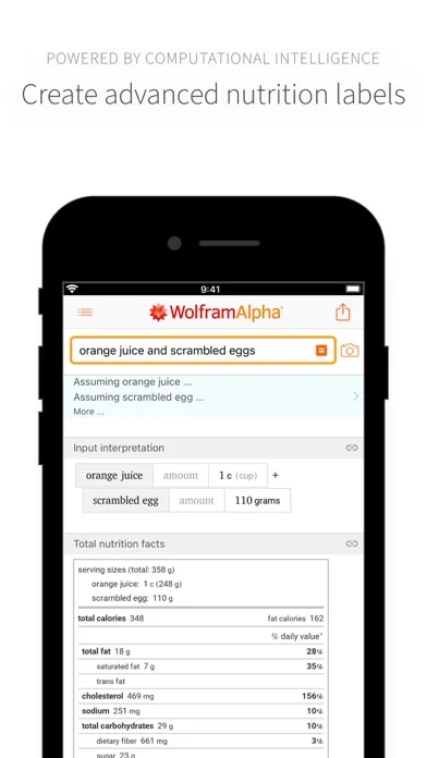 WolframAlpha Classic screenshot 2
