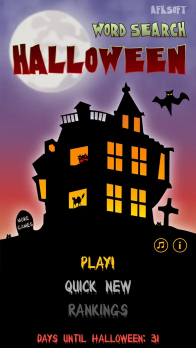 WordSearch Halloween screenshot 1