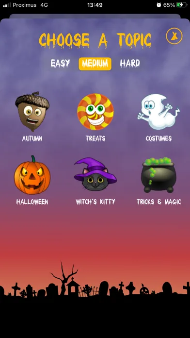 WordSearch Halloween screenshot 3