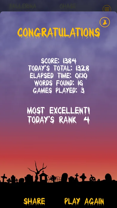 WordSearch Halloween screenshot 4