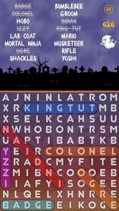 WordSearch Halloween screenshot 5