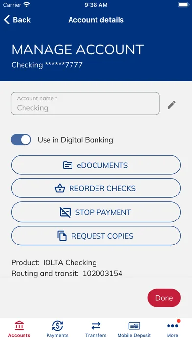 Vectra Mobile Banking screenshot 2