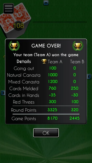 Canasta - The Card Game screenshot 4