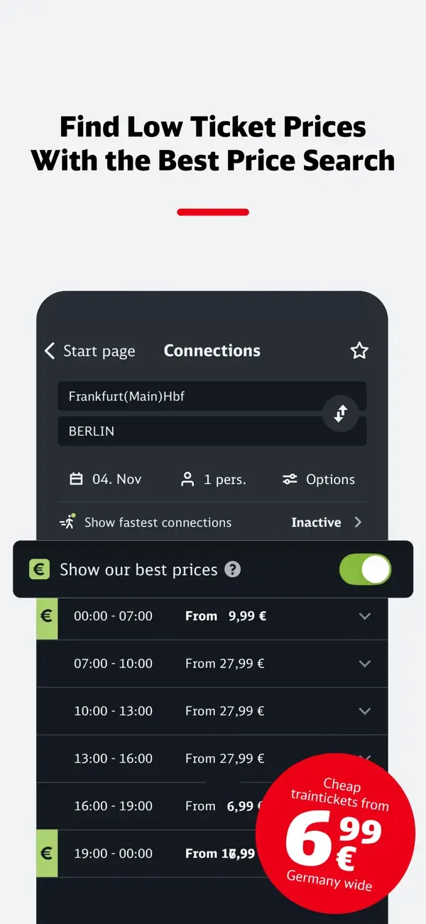 DB Navigator screenshot 2
