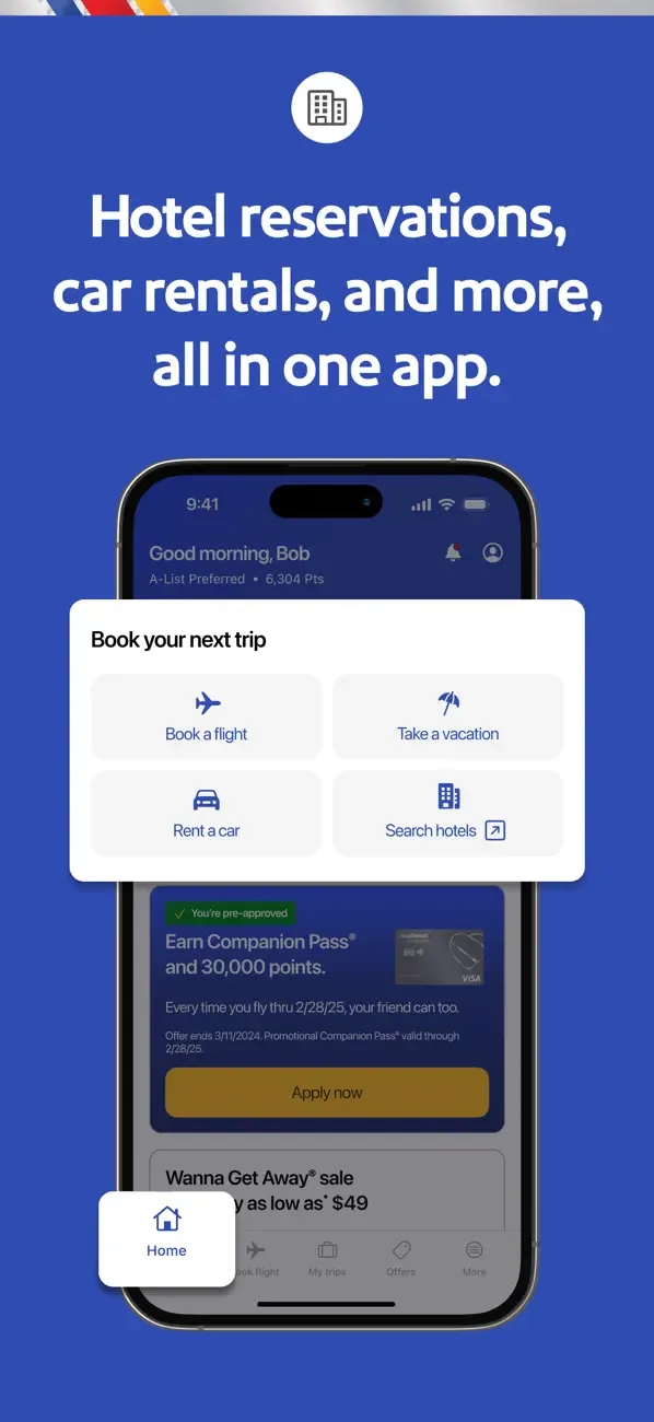Southwest Airlines: Travel App screenshot 3
