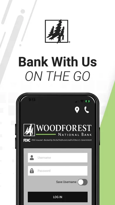 Woodforest Mobile Banking screenshot 1