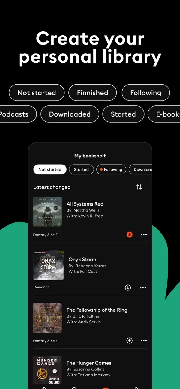 Storytel - Audiobooks Library screenshot 3