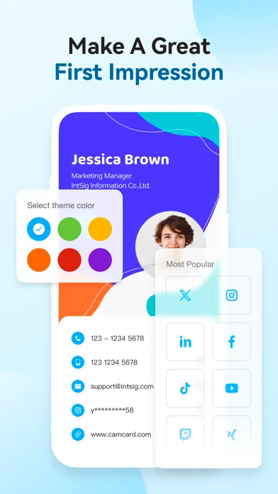 CamCard AI Business Assistant screenshot 2
