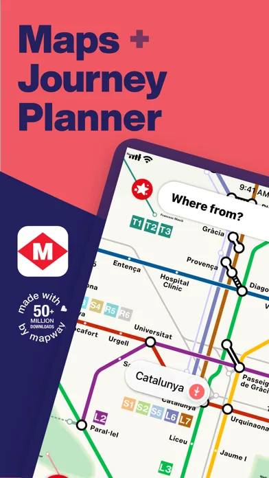 Barcelona Metro Map & Routing screenshot 1