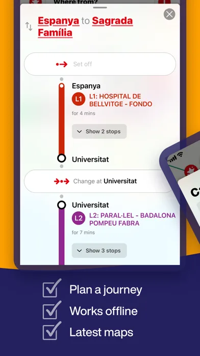Barcelona Metro Map & Routing screenshot 3