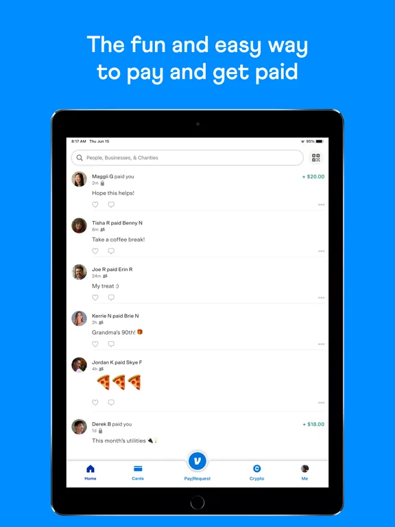Venmo screenshot 1