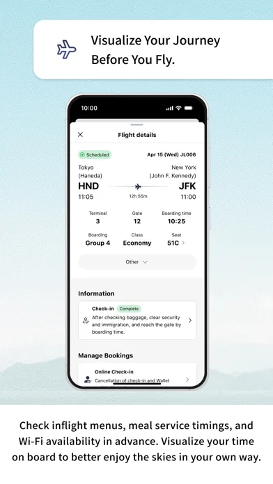 Japan Airlines screenshot 3