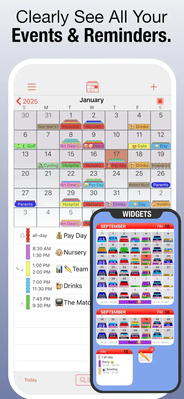 PocketLife Calendar screenshot 3