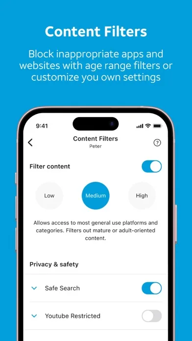AT&T Secure Family® parent app screenshot 5