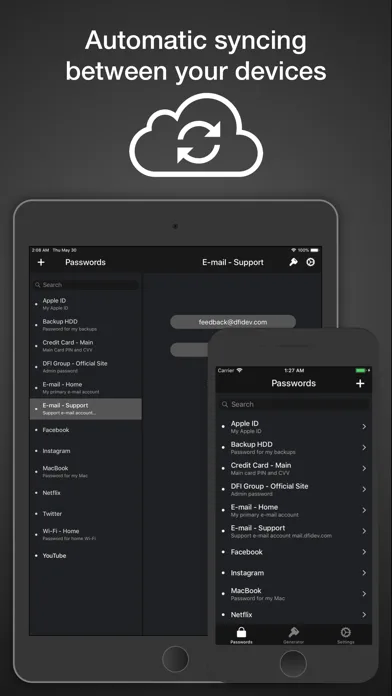 Passwords Cloud screenshot 2
