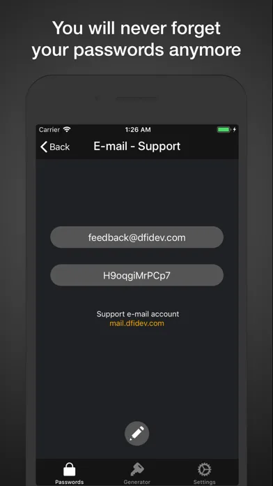 Passwords Cloud screenshot 3