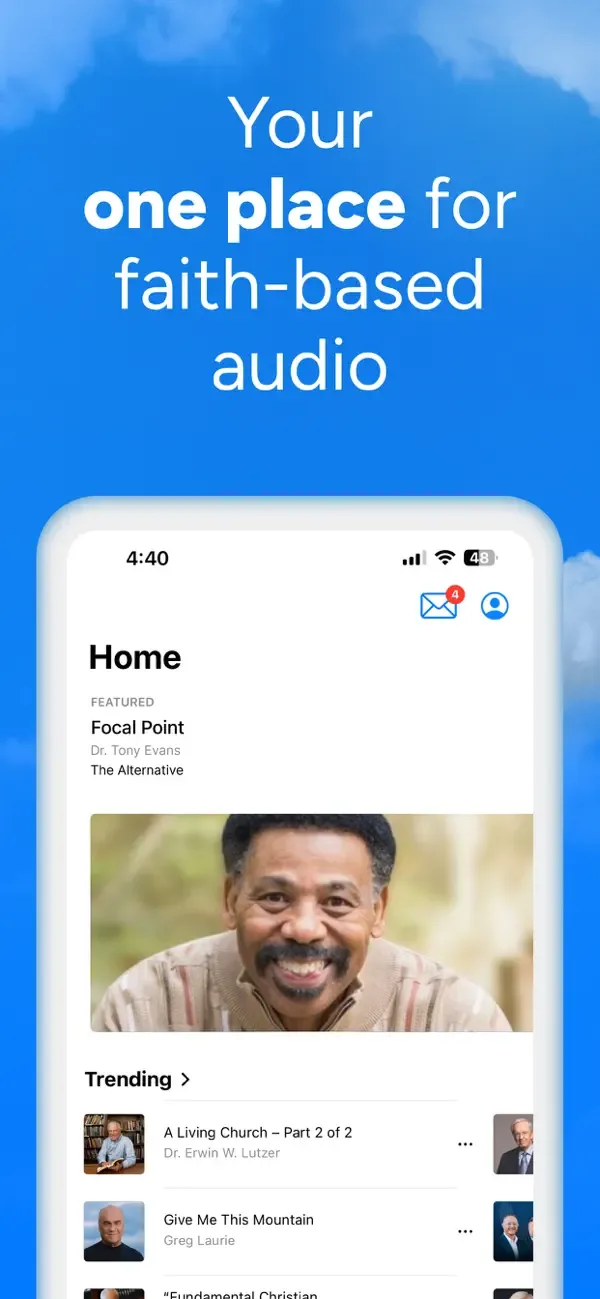 OnePlace: Christian Podcasts screenshot 1