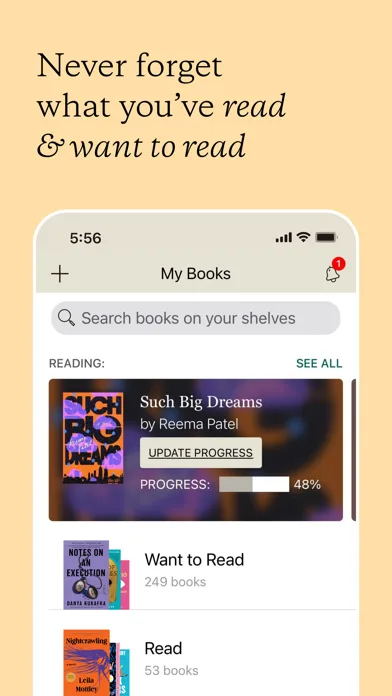 Goodreads: Book Tracker & More screenshot 2