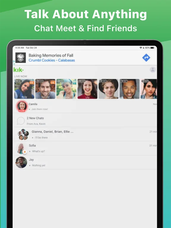 Kik Messaging & Chat App screenshot 1