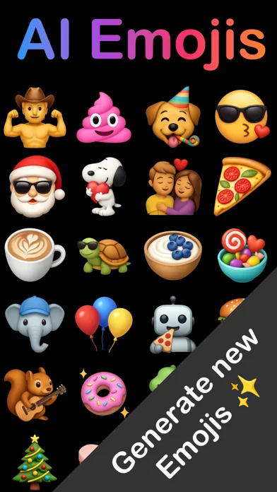 Genmoji: AI Emoji Maker - Mix screenshot 1