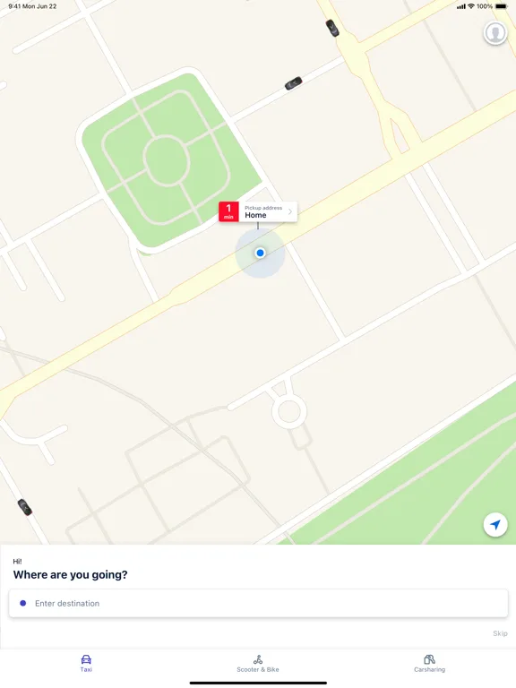 Freenow by Lyft - taxi & more screenshot 1