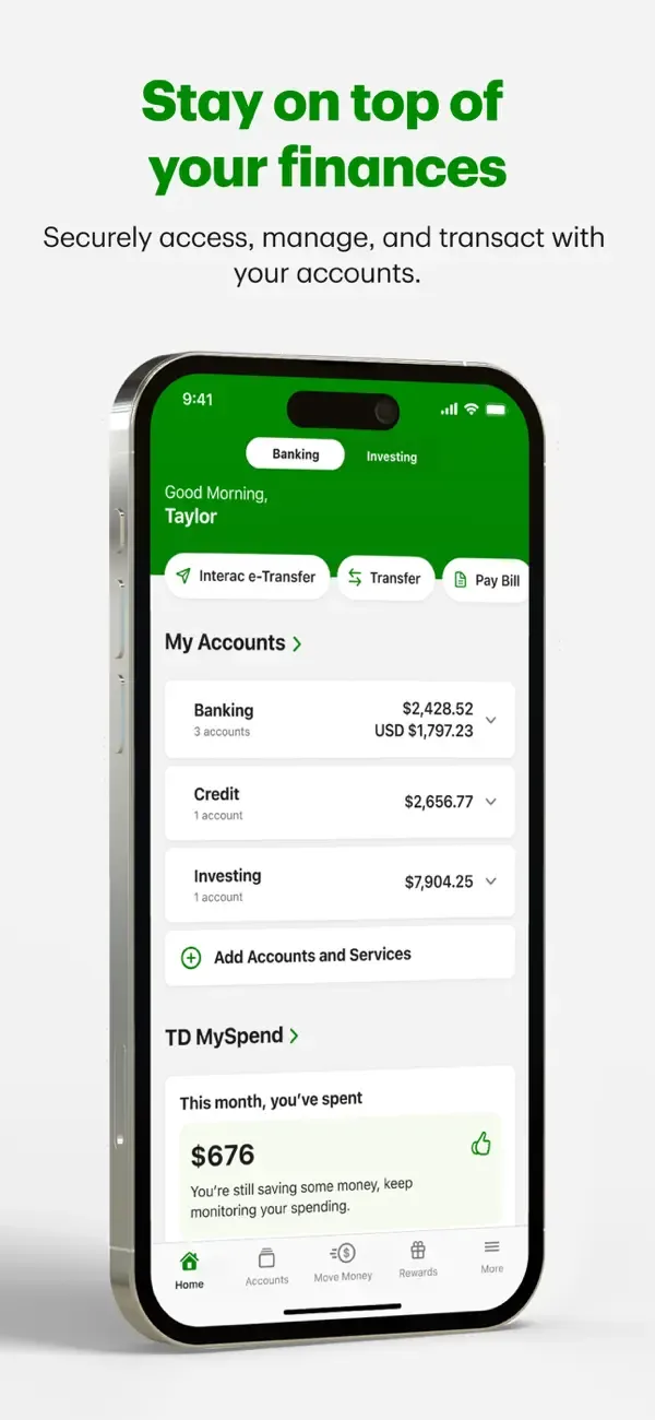 TD Canada screenshot 2