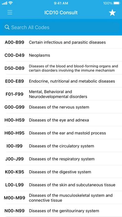 ICD10 Consult screenshot 1
