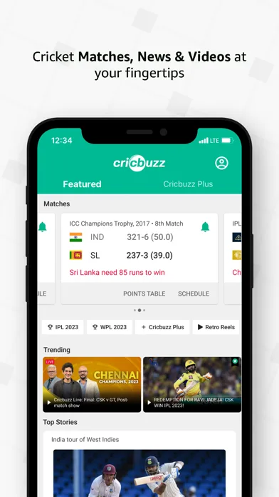 Cricbuzz Live Cricket Scores screenshot 1