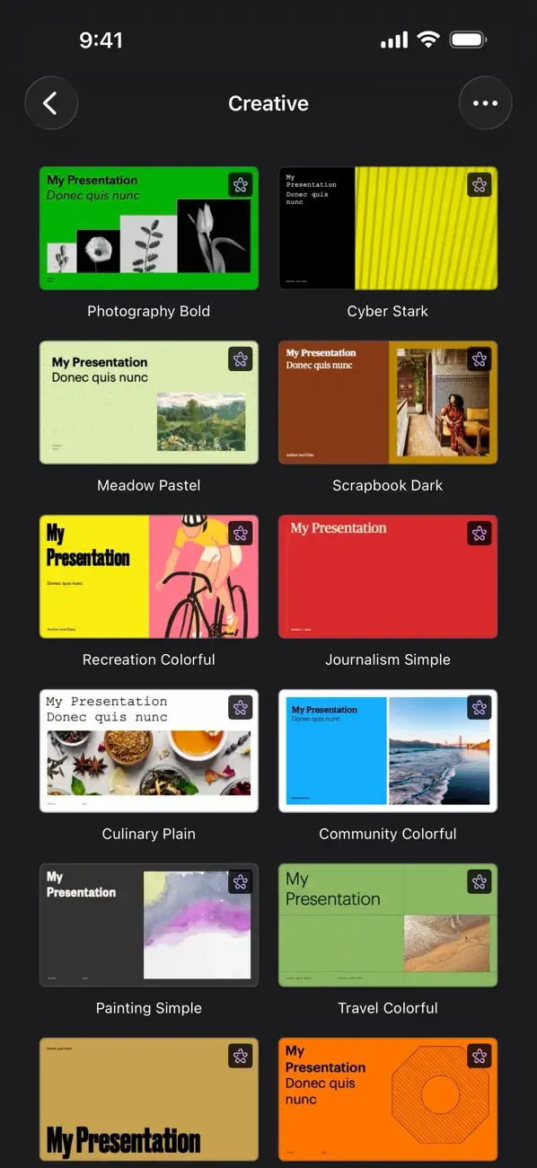 Keynote: Design Presentations screenshot 2