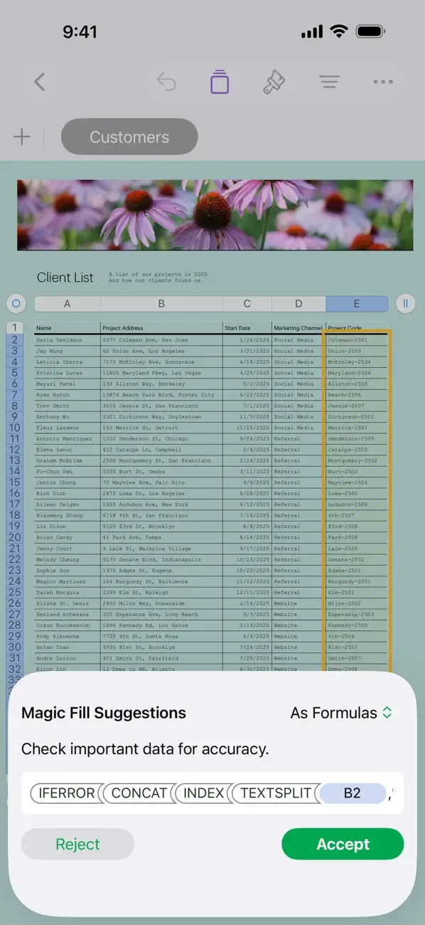 Numbers: Make Spreadsheets screenshot 5