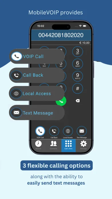 MobileVOIP international calls screenshot 3