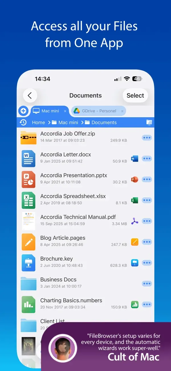 FileBrowser: Documents Manager screenshot 1