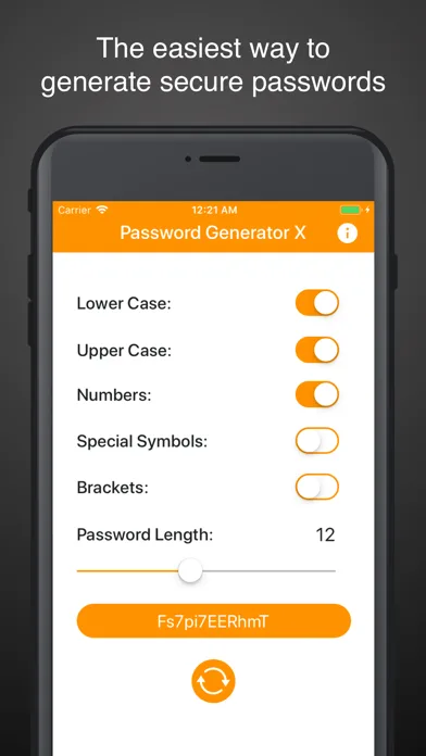 Password Generator X screenshot 1