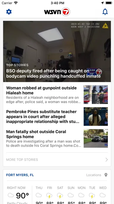 WSVN - 7 News Miami screenshot 1