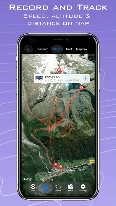 Ski Tracks Lite & GPS Maps screenshot 2