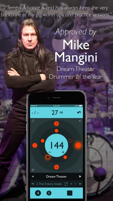 Tempo Advance - Metronome screenshot 1