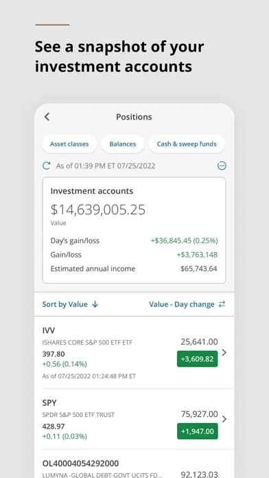 J.P. Morgan Mobile screenshot 1
